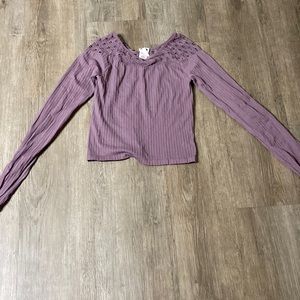 Tokyo Darling Purple Tight Fit Blouse